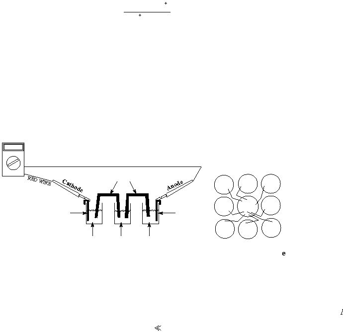 ??M half-cell;  Ecell = 0.059 V ?-cell?  What is the corresponding [Cu2+]?   Answer:  - 0.282 V; 9.40 x 10-3 M  esRED WIRECathodeAnode